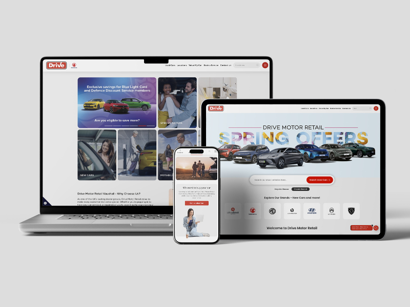 Proud to Launch the New Drive Motor Retail Website
